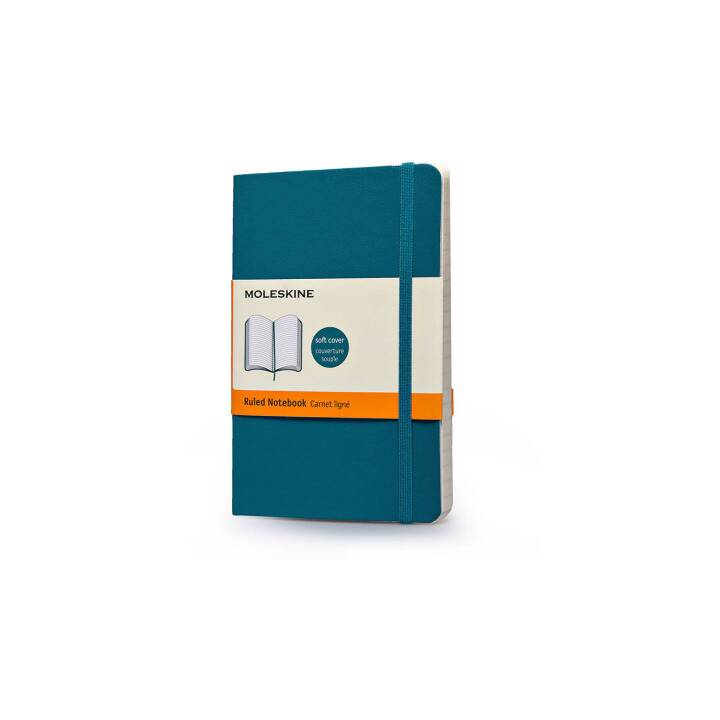 MOLESKINE Notizbuch Soft A6, liniert, blau