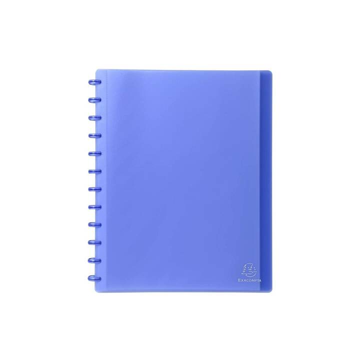 EXACOMPTA Dossiers chemises 86352E (Transparent, Bleu, A4, 1 pièce)