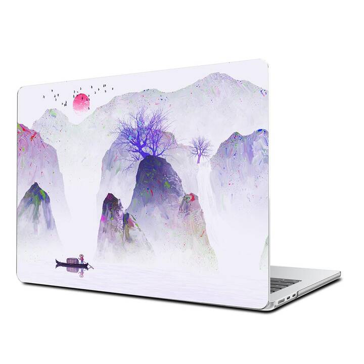 EG Hardcase (MacBook Air 13" M2 2022, Kunst, Violett)