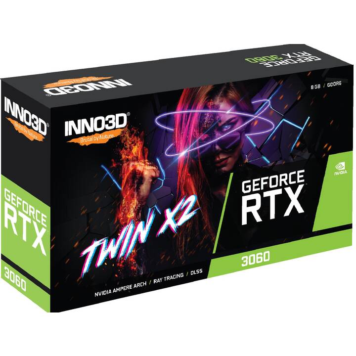 INNO3D Twin X2 Nvidia GeForce RTX 3060 (8 Go)