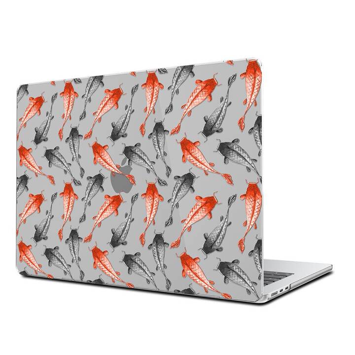 EG Hardcase (MacBook Air 13" M3 2024, Pesce, Arancione)