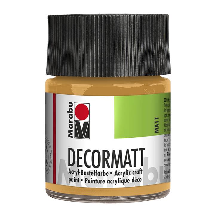 MARABU Acrylfarbe Decormatt (50 ml, Gold)