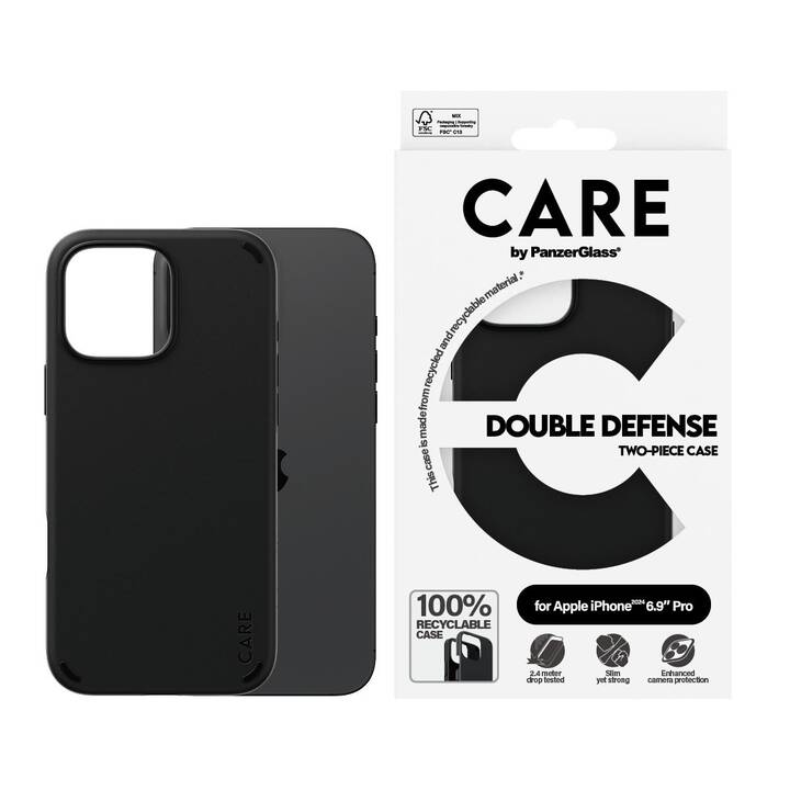 CARE Backcover (iPhone 16 Pro Max, Transparente)