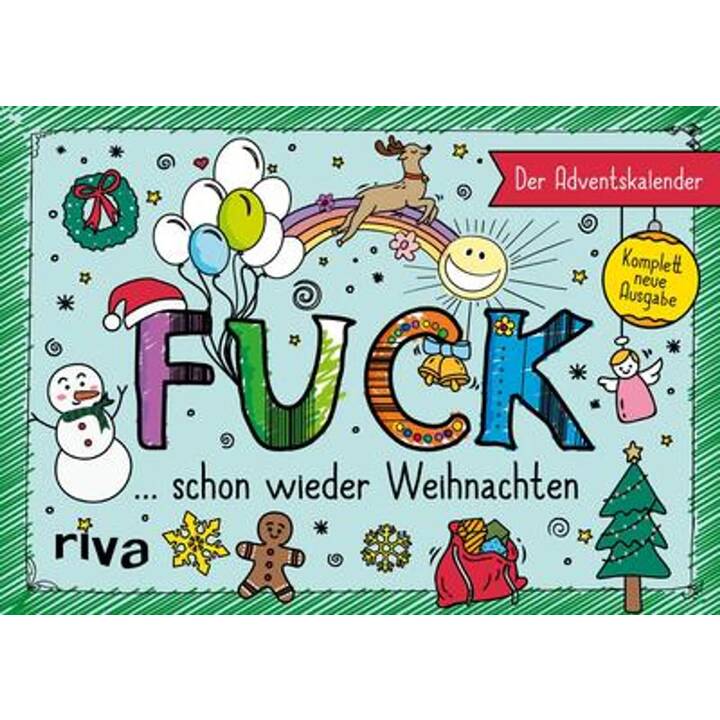 RIVA VERLAG Buch-Adventskalender FUCK