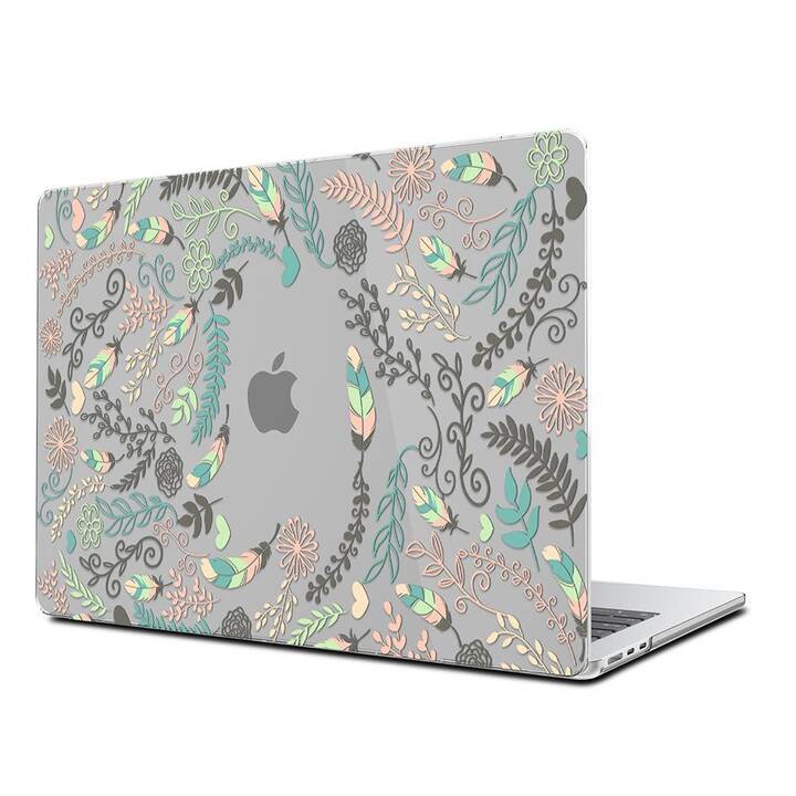 EG Coque rigide (MacBook Air 13" M3 2024, Plume, Multicolore)