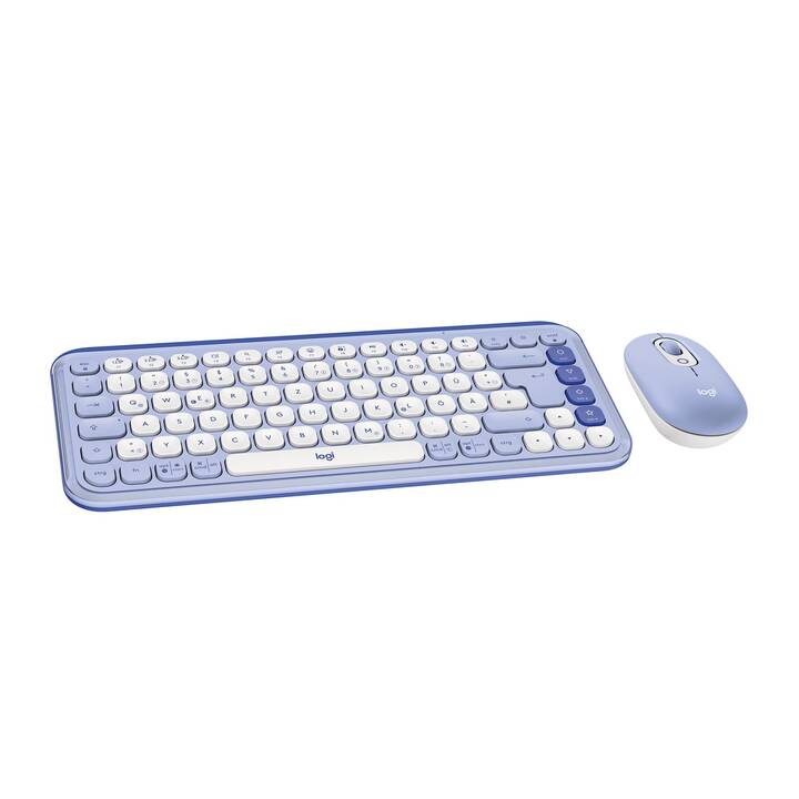 LOGITECH Pop Icon Combo (Bluetooth, Suisse, Sans fil)