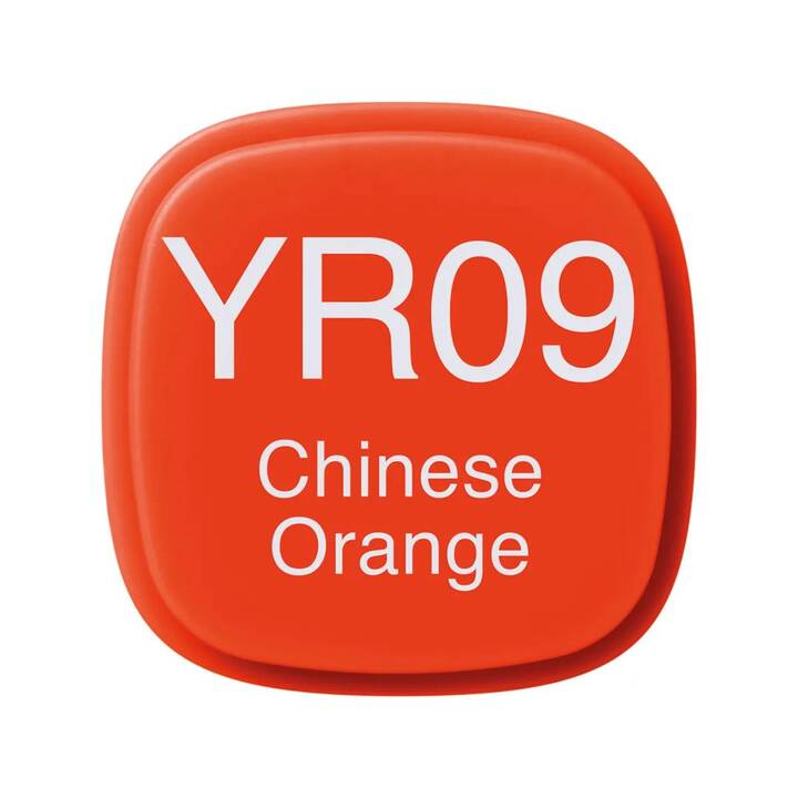 COPIC Grafikmarker Classic YR09 Chinese Orange (Orange, 1 Stück)