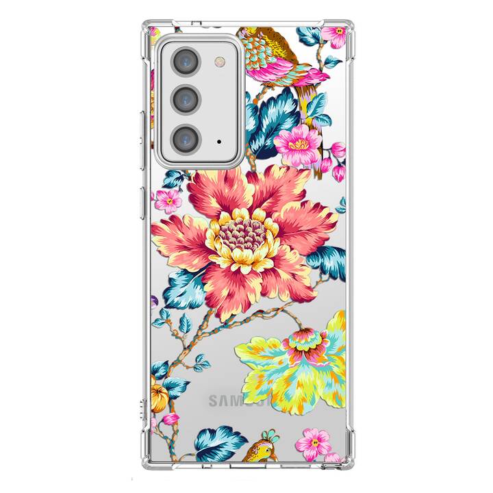 EG Backcover (Galaxy Note 20, Blumen, Transparent)