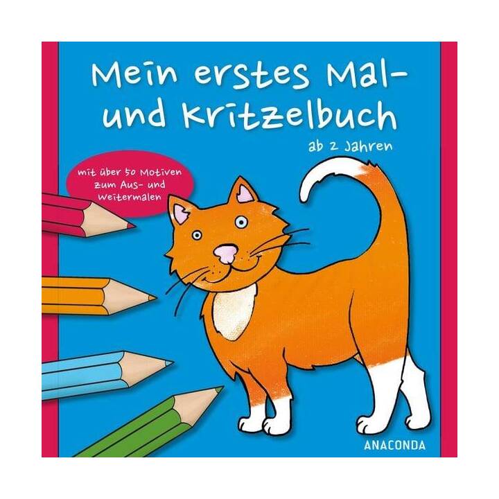 Mein erstes Mal- und Kritzelbuch