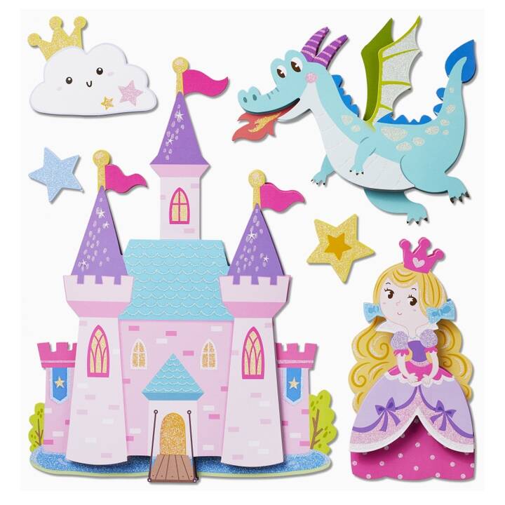 HOBBYFUN 3D-Autocollant (Princesse)