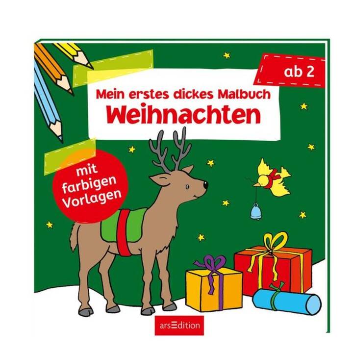 Mein erstes dickes Malbuch - Weihnachten