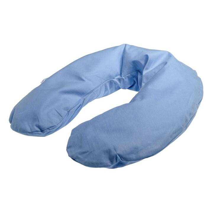 KULI-MULI Housse de coussins d'allaitement (100 cm, Bleu)