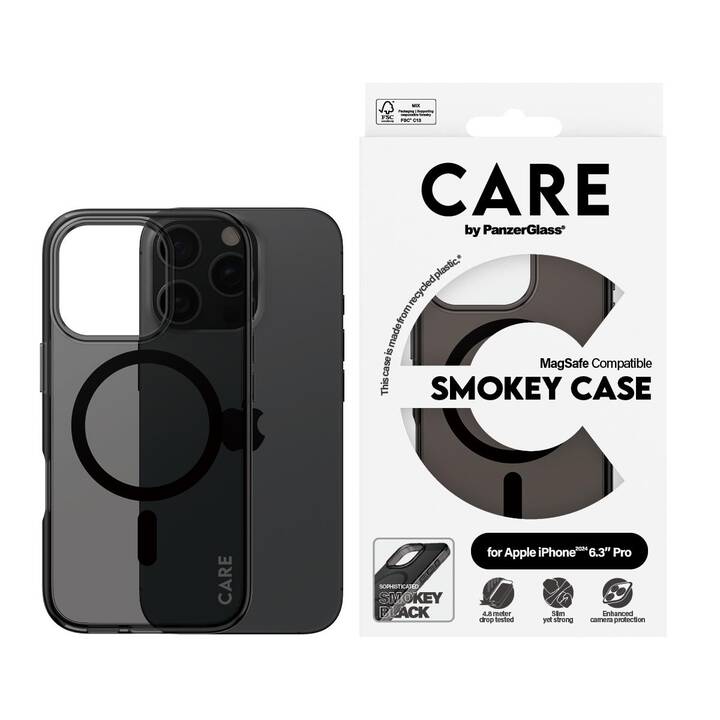 CARE Backcover MagSafe Flagship (iPhone 16 Pro, Semitransparent)