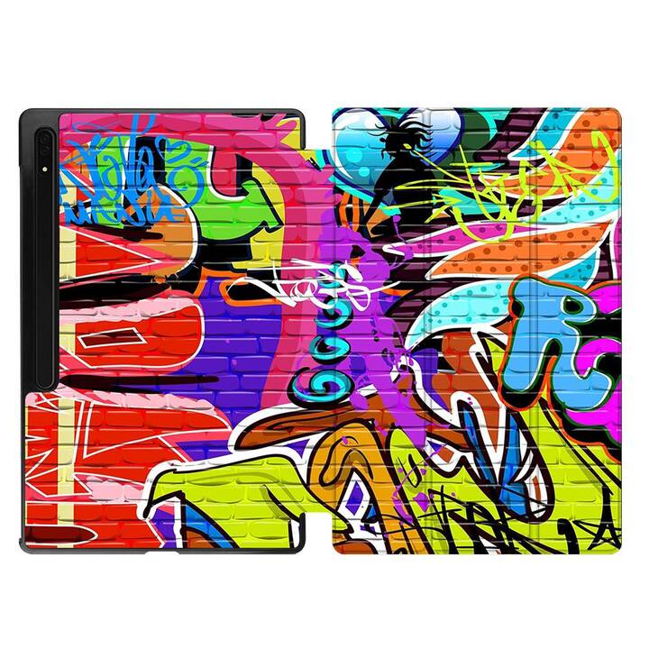 EG Custodia (11", Galaxy Tab S9, Arte, Multicolore)