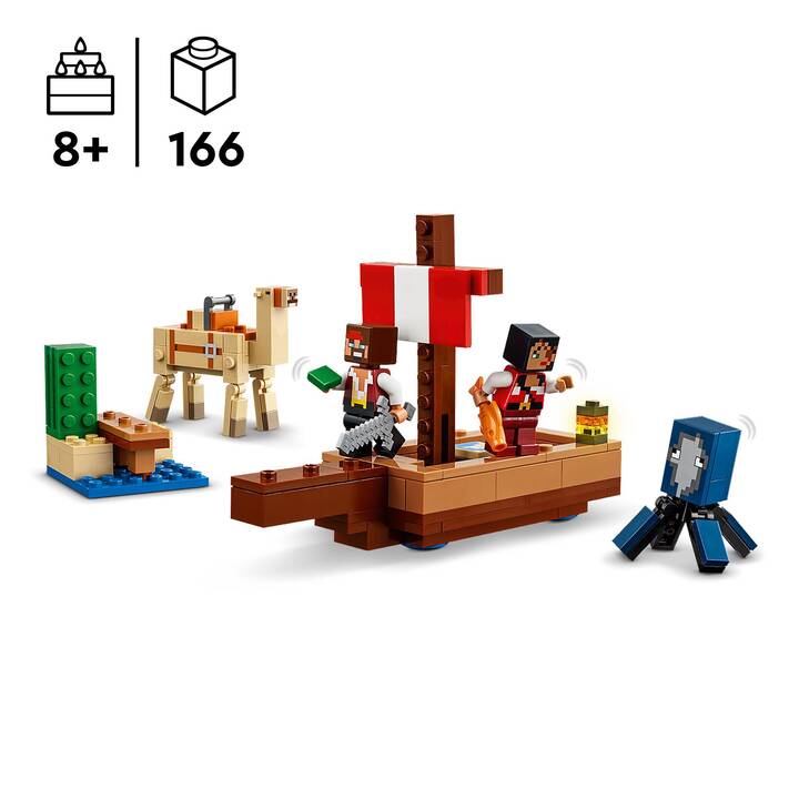LEGO Minecraft Il viaggio del galeone dei pirati (21259)
