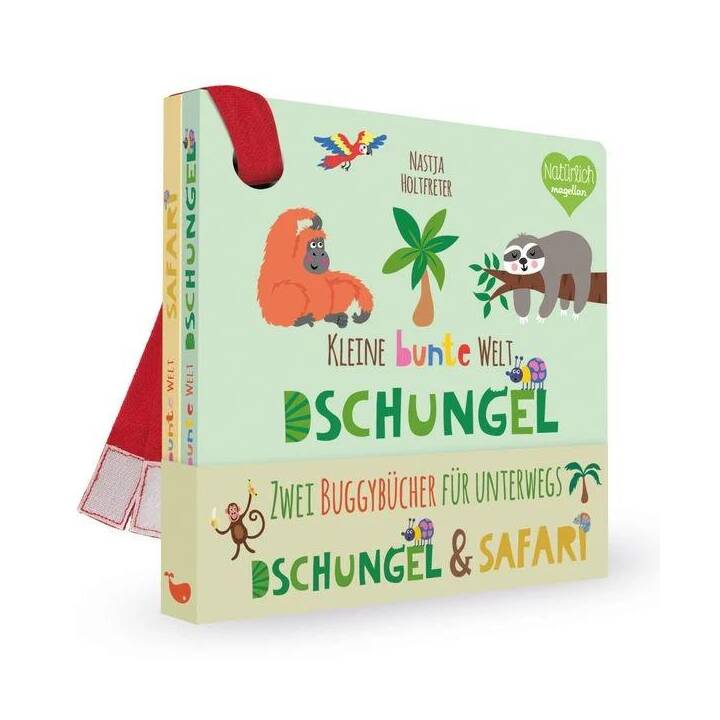 Kleine bunte Welt - Dschungel & Safari. Zwei Buggybücher für unterwegs