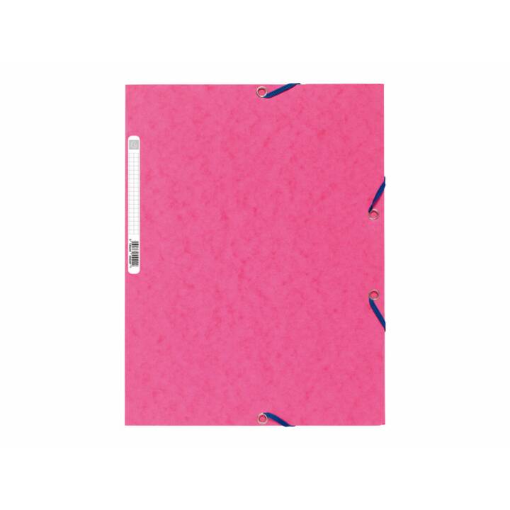 EXACOMPTA Cartellina con elastico (Pink, A4, 1 pezzo)