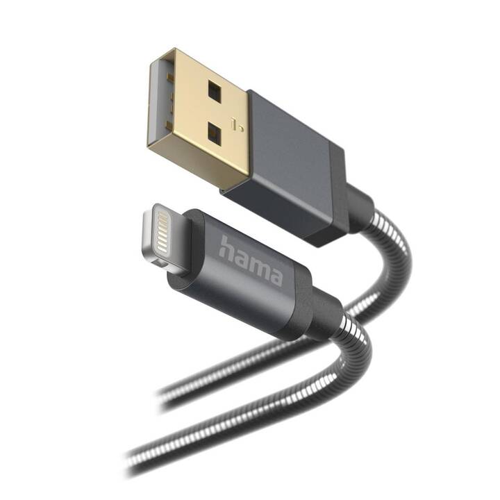 HAMA Câble (Lightning, USB Typ A, 1.5 m)