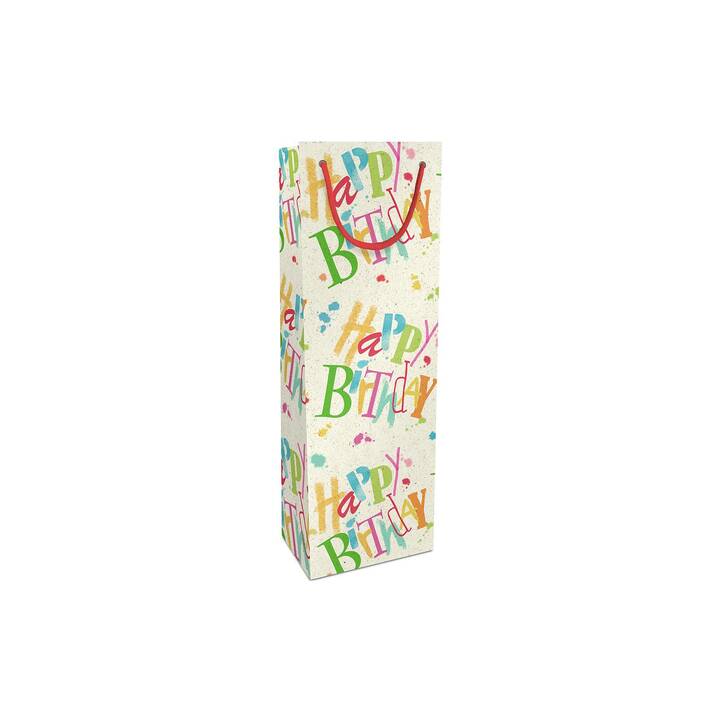 BRAUN + COMPANY Borsa per bottiglie Birthday Dance (Testo e lettere)