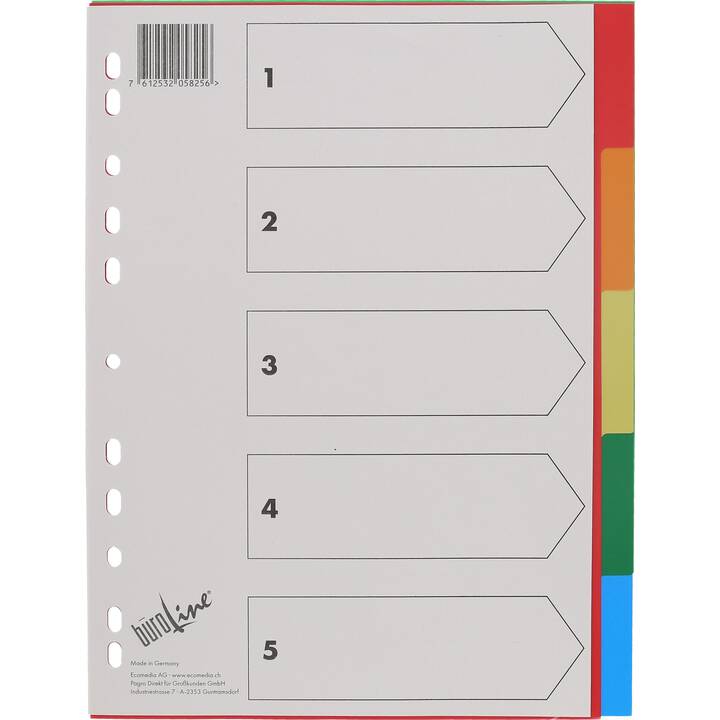 BÜROLINE Registro (5 x A4, Coloristico)