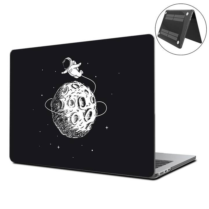 EG Coque rigide (MacBook Air 13" M3 2024, Astronaute, Noir)