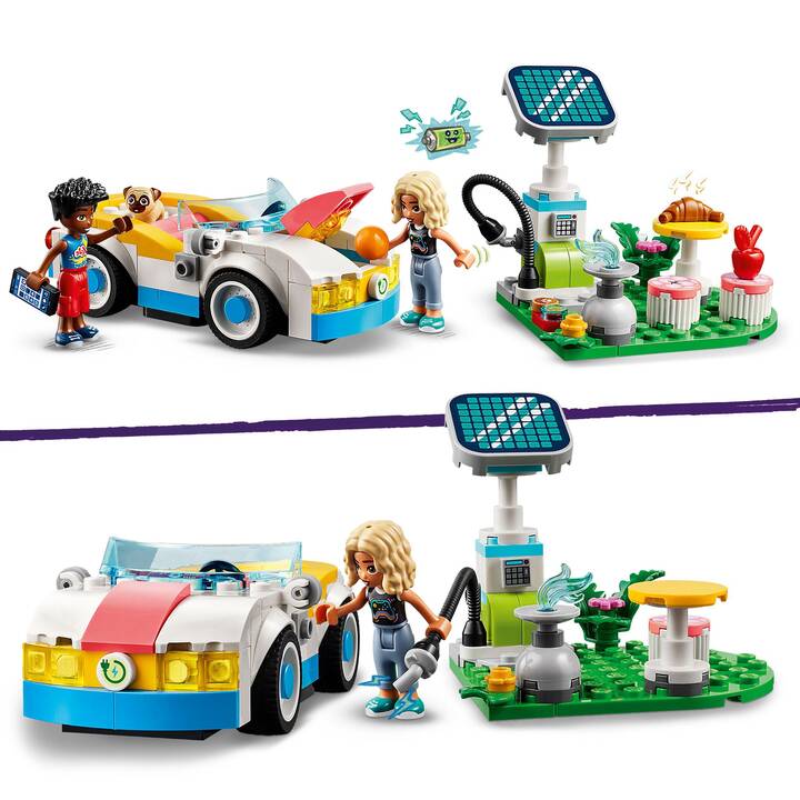 LEGO Friends Auto elettrica e caricabatterie (42609)