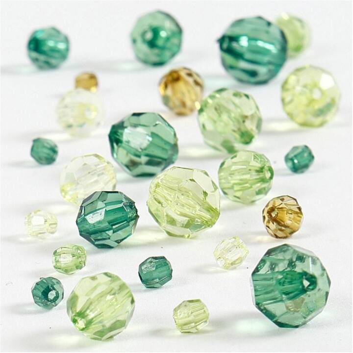CREATIV COMPANY Perle (45 g, Acrilico, Verde chiaro, Verde)
