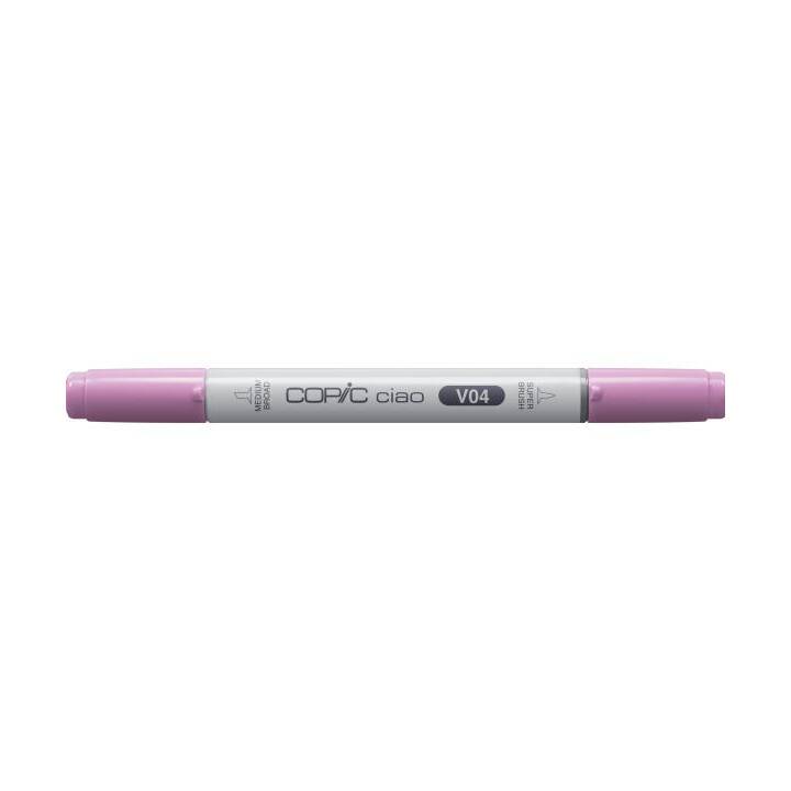 COPIC Marqueur de graphique Ciao V04 - Lilac (Pourpre, 1 pièce)