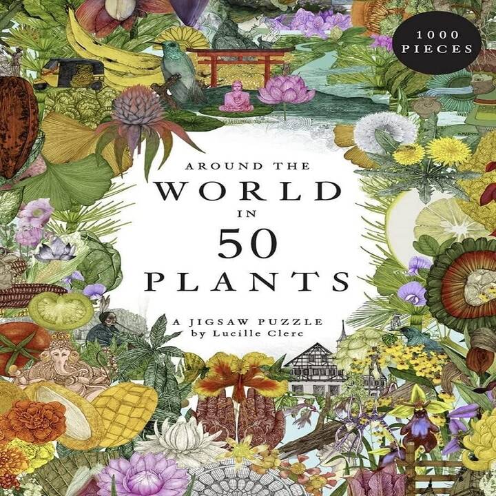 LAURENCE KING VERLAG Around the World in 50 Plants Puzzle (1000 pièce)