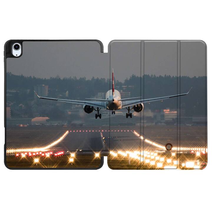 EG coque pour iPad Air 10.9" (2022) 5e génération - noir - avion