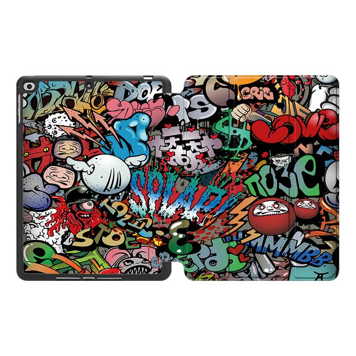 EG MTT Coque pour Apple iPad Air 3 2019 10.5" - Graffiti