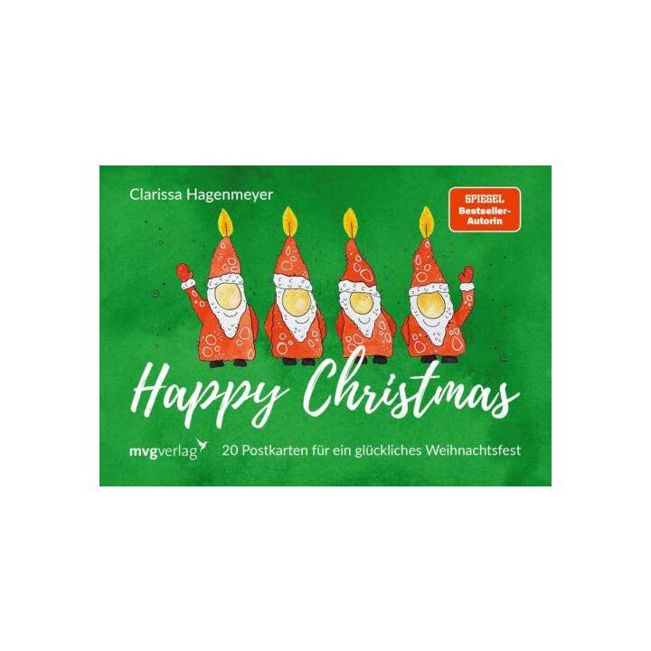 MVG MODERNE VERLAGSGESELLSCHAFT Cartolina di Natale  Happy Christmas (Natale / Avvento, Multicolore)