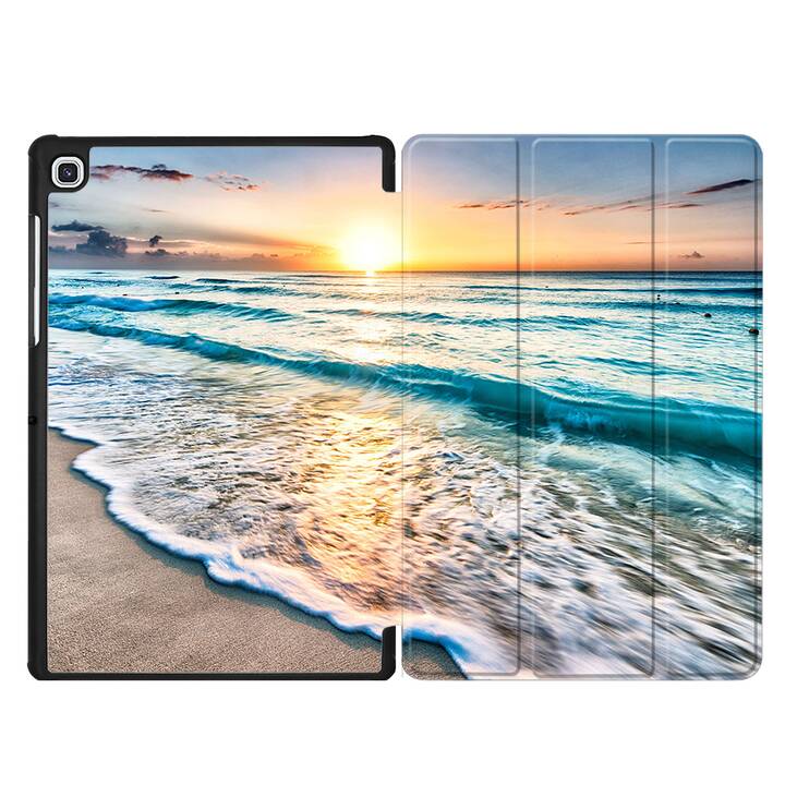 EG Coque pour Samsung Galaxy Tab S6 Lite 10.4" (2020) - Vert coucher de soleil
