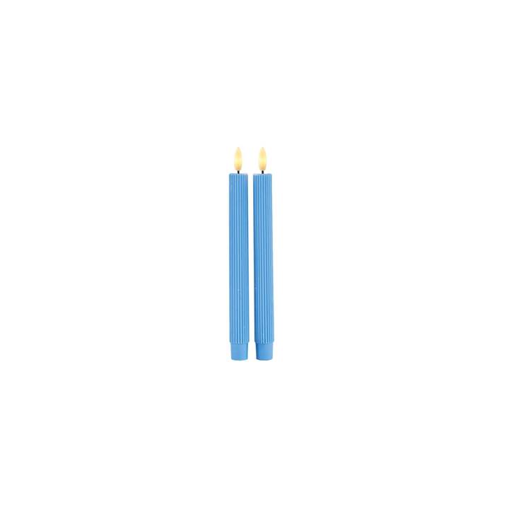 SIRIUS Smilla Bougies LED (Bleu, 2 pièce)