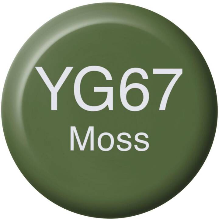 COPIC Tinte YG67 - Moss (Moosgrün, 12 ml)