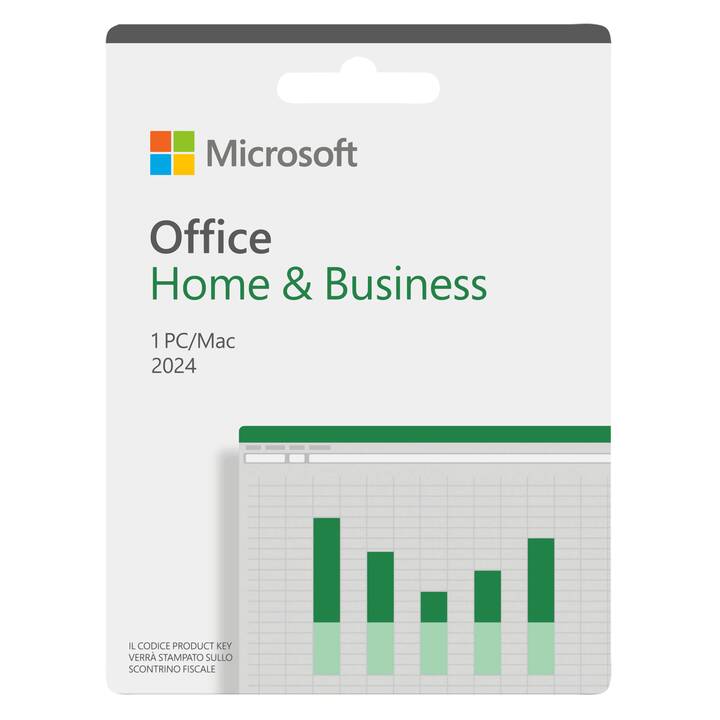 MICROSOFT Office Home & Business 2024 (Version complète, 1x, Italien)