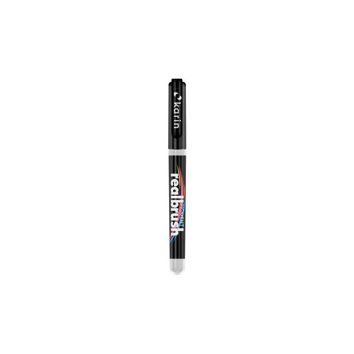 KARIN Kreativmarker Real Brush Pro Pigment (Weiss, 1 Stück)