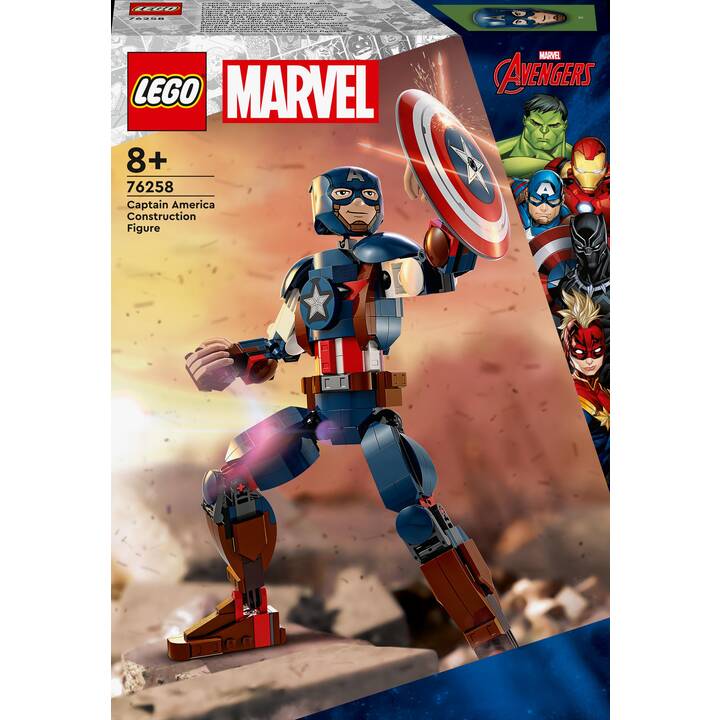 LEGO Marvel Super Heroes Personaggio di Captain America (76258)