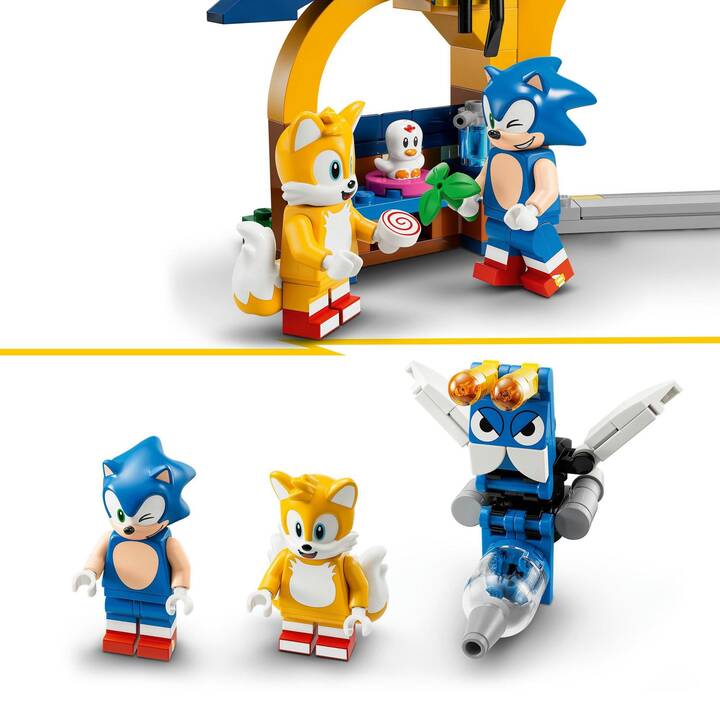 LEGO Sonic Tails‘ Tornadoflieger mit Werkstatt (76991)