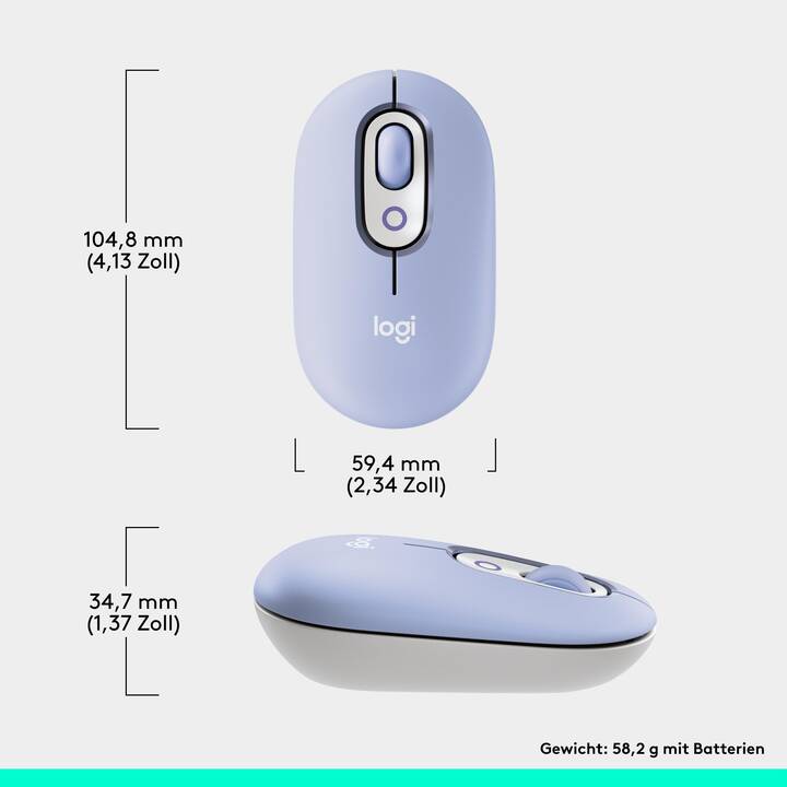 LOGITECH Pop Emoji Souris (Sans fil, Office)