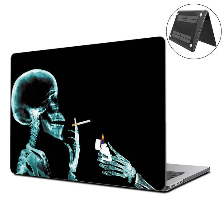 EG Coque rigide (MacBook Air 13" M2 2022, squelette, Noir)