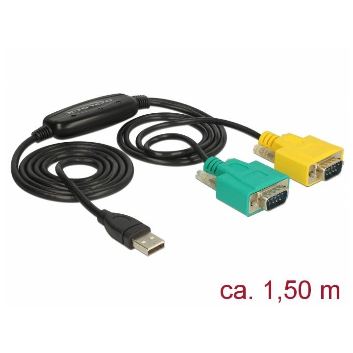 DELOCK Cavo USB (RS-232, USB Typ-A, 1.5 m)