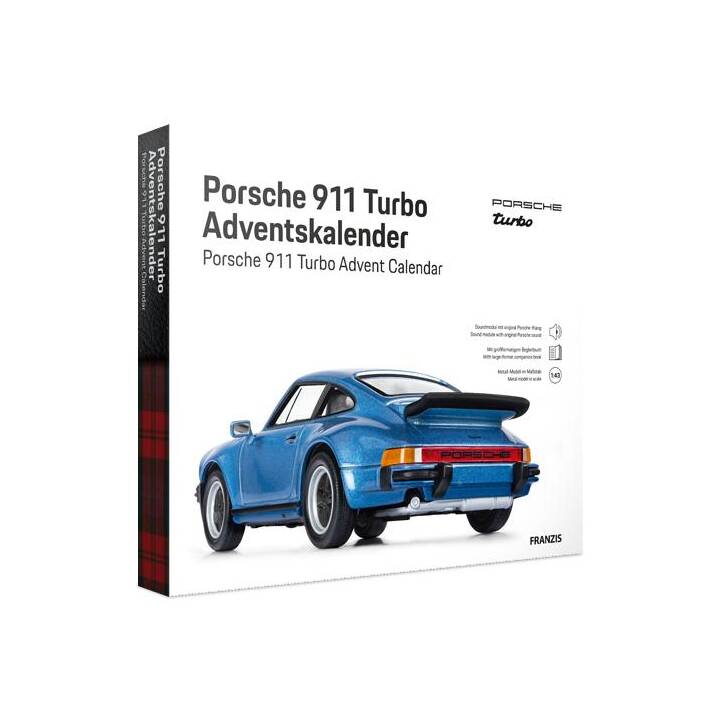 FRANZIS' VERLAG Modellbau-Adventskalender Porsche 911 Turbo