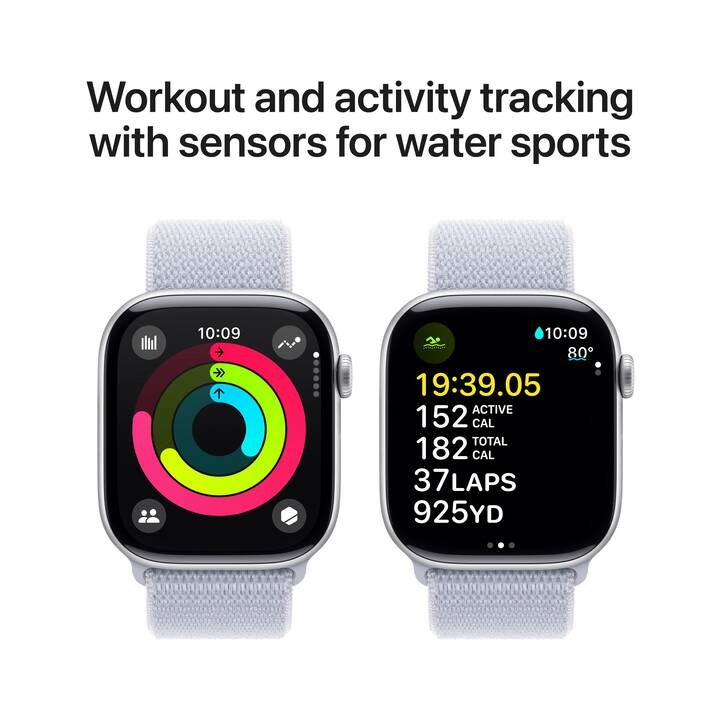 APPLE Watch Series 10 GPS (46 mm, Alluminio)