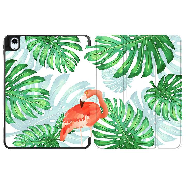 EG coque pour iPad Air 10.9" (2022) 5e génération - vert - flamant rose