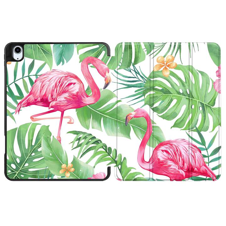 EG coque pour iPad Air 10.9" (2022) 5e génération - vert - flamant rose