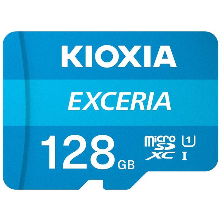 KIOXIA MicroSDXC Exceria (Class 10, 128 Go, 100 Mo/s)