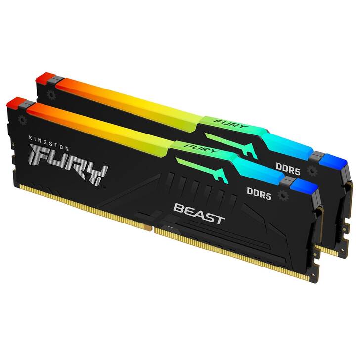 KINGSTON TECHNOLOGY Fury Beast RGB KF552C36BBEAK2 (2 x 16 GB, DDR5 5200 MHz, DIMM 288-Pin)