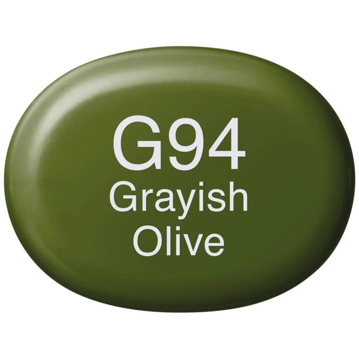 COPIC Marqueur de graphique Sketch G94 Greyish Olive  (Vert, 1 pièce)
