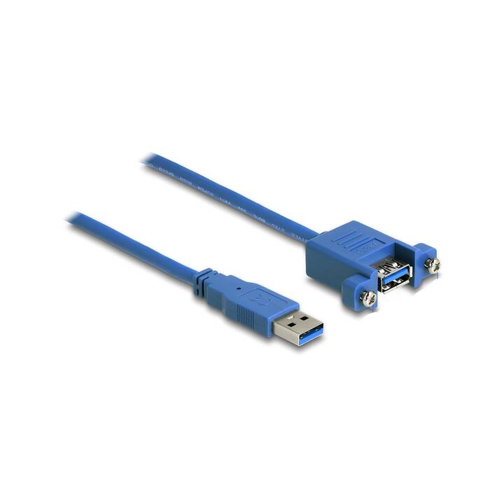 DELOCK USB-Kabel (USB Typ-A, USB 3.1 Typ-A, 1 m)